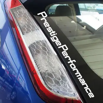 1tk Prestige Jõudlust Graafika Auto Päikesevarju Kleebised Triip Tuuleklaasi Font Esiklaas Kleebised Auto Spordi Stiil Universal