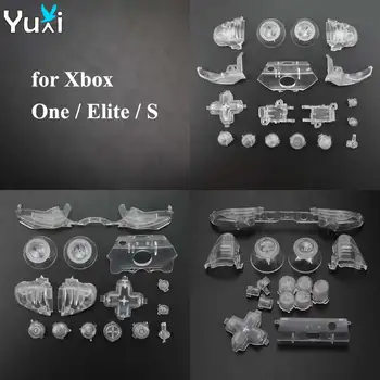 YuXi Selge Plastist Kaitseraua LB RB Vallandada Nupud Asendamine Osa ABXY D-pad Nupud Xbox Üks / Eliit / S Slim Gamepad
