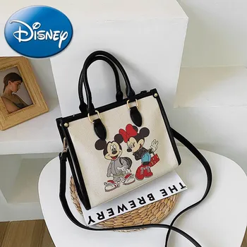 Disney Luksus Brändi Naiste Kott 2022 Uus Armas Trükitud Lõuendile Käekotid Premium Disainer Õla Kott Suure Mahutavusega Kott