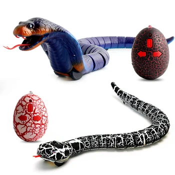 Rc Madu mänguasi, Kaugjuhtimispuldi electric robot Loomade USB-Kaabel Naljakas Hirmutav Jõulud lapsed Kingitus Naja Cobra Viper Simulatsioon