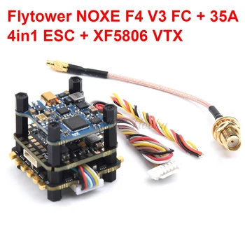 UUS Flytower NOXE F4 V3 / F7 Flight Control + 35A ESC + XF5806 400mW VTX Mini Korstna 20mmx20mm jaoks FPV Racing Freestyle RC Undamine