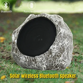 Päikese Juhtmevaba Bluetooth Kõlar Väljas Veekindel Heli Garden Villa Boombox Imitatsioon Kivi Muru Audio Kaasaskantav Stereo