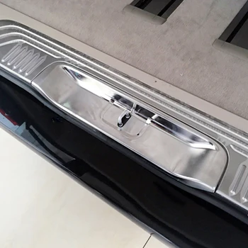 Mõeldud Mercedes-Benz Vito W447 V250d 2014-2020 Roostevaba Tagumine Boot Pagasiruumi Sisemine Lukk Lukk Bumper Guard Kaitsmega Katta Car Styling