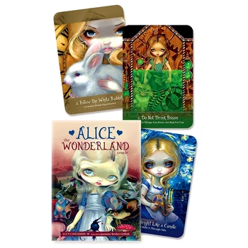 Tarot Kaardid, Lõbus Täielik ingliskeelne Versioon Tarot Teki lauamäng Alice Imedemaa, Oracle