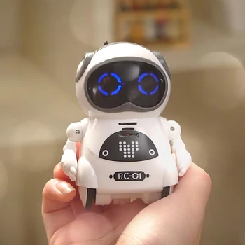 939A Tasku RC Robot Räägib Interaktiivset Dialoogi hääletuvastus Salvestada Laulu-Tantsu Lugu Räägib Mini RC Robot Mänguasjad Kingitus