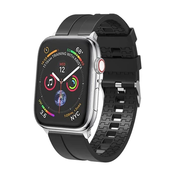 Silikoonist rihm Apple Watch band 44mm/40mm iwatch Bänd 45mm 41mm 38mm 42mm Sport Kummist käevõru apple vaata SE 7 6 5 4 3