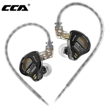CCA PLA13 Juhtmega Peakomplekt Orthodynamic Juhi Kõrvaklapid HiFi Stereo Bass Sport Earbuds In Ear Monitor Kõrvaklapid Mikrofoniga