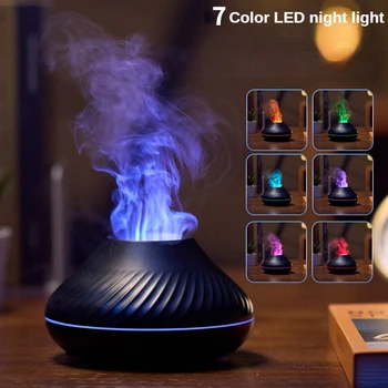 Uus Leek Niisutaja Lõhn Difuusor eeterlik Õli Lamp 130ml USB Portable Õhu Niisutaja Värvi Öö Kerge Aroom Kodu