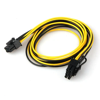 70cm 6 Pin Isane 8-Pin Isane Pci Express Power Adapter Cable For Graphics videokaart 6pin, Et 8pin Pci-E voolujuhe