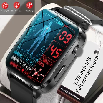 Lige Uus Meeste Smart Watch Laser Ravi, Tervise Südame Löögisagedus, Vererõhk Veekindel Sport Watch Keha Temperatuuri Smartwatch Mehed
