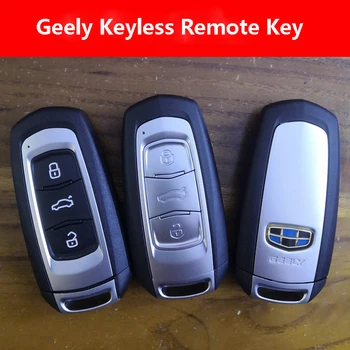 Kvaliteetne Auto Remote Key Võtmeta Smart Key 433Mhz jaoks Geely Atlas Coolray Boyue IKOON Prooton X70 X50 Emgrand X7 X1 X3 X6 GS