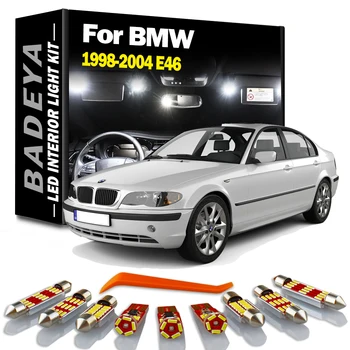 BADEYA 20Pcs Canbus Auto LED Interjööri Kaart Dome Light Komplekt BMW E46 1998-2000 2001 2002 2003 2004 Sõiduki Led Lamp vigadeta