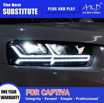 AKD Pea Lamp Chevrolet Captiva LED Vilkur 2011-2018 Pesuseade Captiva PÄEVATULED suunatuli kaugtulede Angel Eye Projektor Len