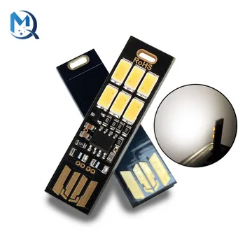Kaasaskantav Mini 5730 USB-6 LED Valgus 5V Touch Sensor Juhitava Night Light Power Bank Arvuti Sülearvuti Raamatu Lugemine Tabel Lamp