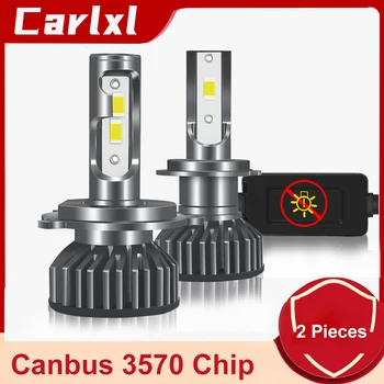 Carlxl Canbus 3570 Auto Tuli H4 LED 20000LM H7 LED Auto Esitulede H1 Auto LED Pirn H8 H9 H11 HB3 9005 9006 HB4 9012 Fog Lamp, 12V