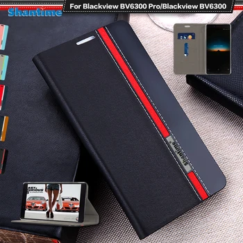 Luksus PU Naha Puhul Blackview BV6300 Pro Flip Case For Blackview BV6300 Telefoni Juhul Pehme TPU Silikoon tagakaas