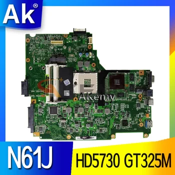 N61J Sülearvuti emaplaadi HD5730 GT325M Toetada Intel CPU-Asus N61J N61JA N61JQ N61JV Sülearvuti emaplaadi mainboard