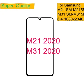 Asendus Samsung Galaxy M21 M215 / M31 M315 Puutetundlik Paneel Ees Välimine Klaas LCD Objektiiv OCA Liimi