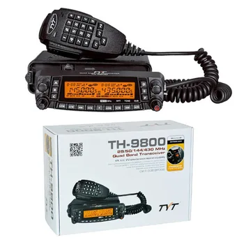 TYT TH-9800 Pluss Mobile Radio Quad Band 29/50/144/430MHz 50W Saatja TH9800 Walkie Talkie Auto Auto Raadio Repeater Scrambler