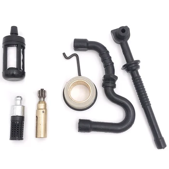 Õli Pump Worm Gear Fuel Oil Filter Line Hose Kit for Stihl MS 180 170 MS180 MS170 018 017 Mootorsae Osad 11236407102