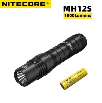 Nitecore MH12S taskulamp 1800 luumenit valgust USB-C Laetav Kergem enesekaitse Õiguse Jõustamine Sõjalise Taktikaline LED Taskulamp