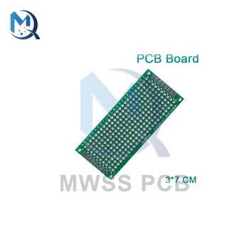 Kahepoolne Prototüüp PCB Breadboard 3x7 cm FR4 Klaaskiust 30x70 mm Diy Kit Tinatatud Universaalne Circuit Expansion Board Moodul