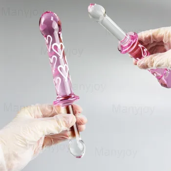 Manyjoy Crystal klaaspulk G-spot Anus Masturbatsioon Orgasmi Kliitori Stimulatsiooni Sugu Mänguasjad, Naiste Tagumik Vagiina Plug Anal Tööriist